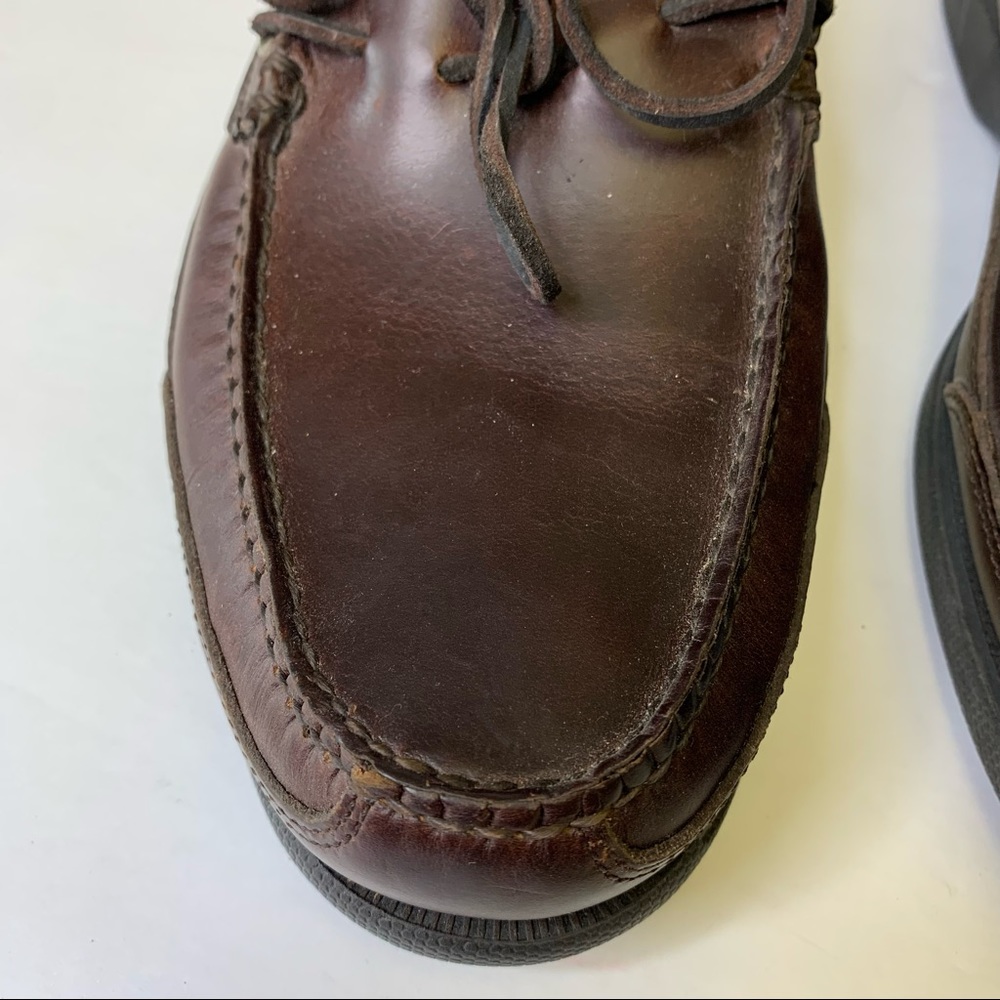 Men’s Bass Caddis Leather Boat Shoes - Picture 5 of 10